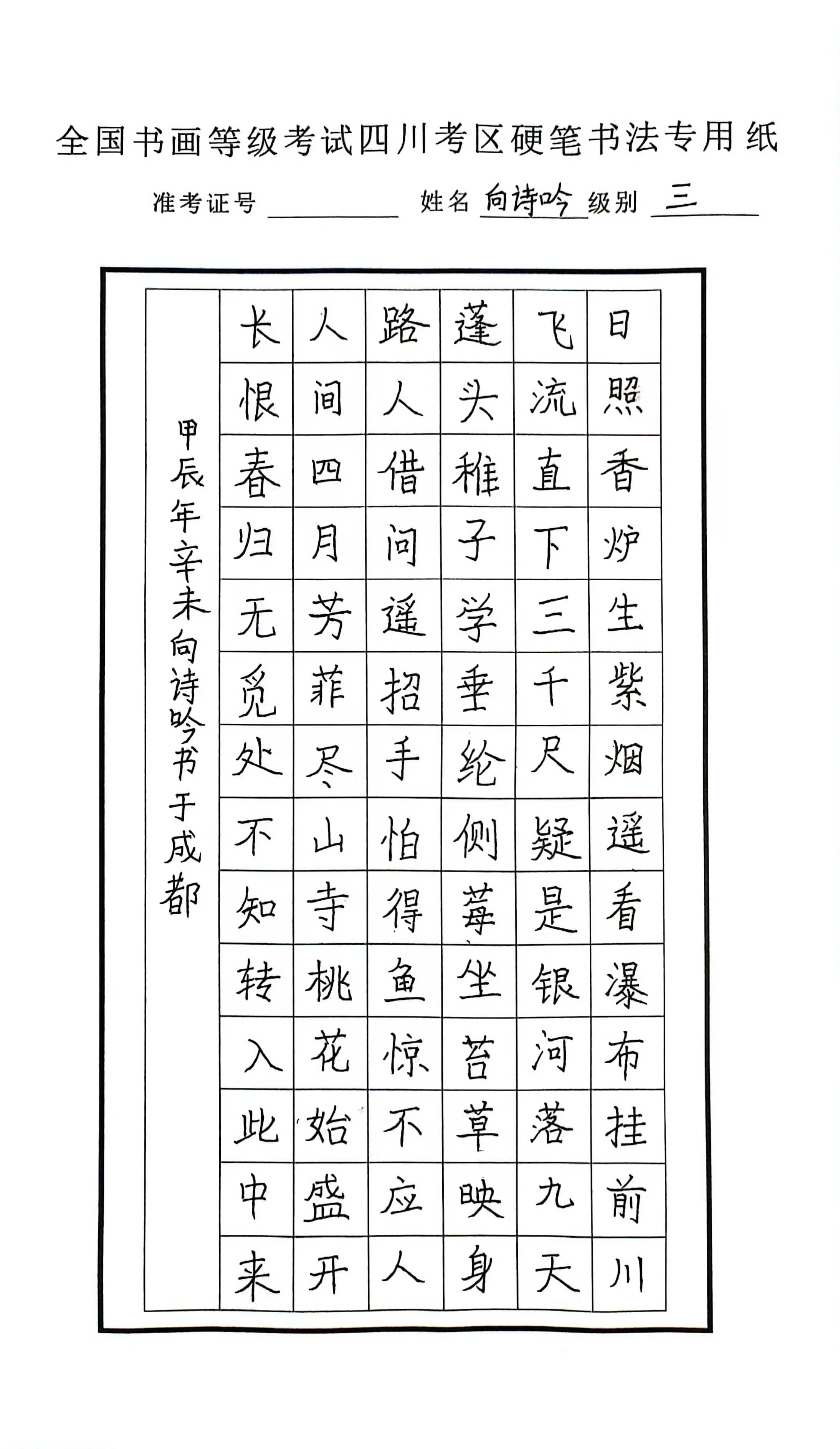 向诗吟
